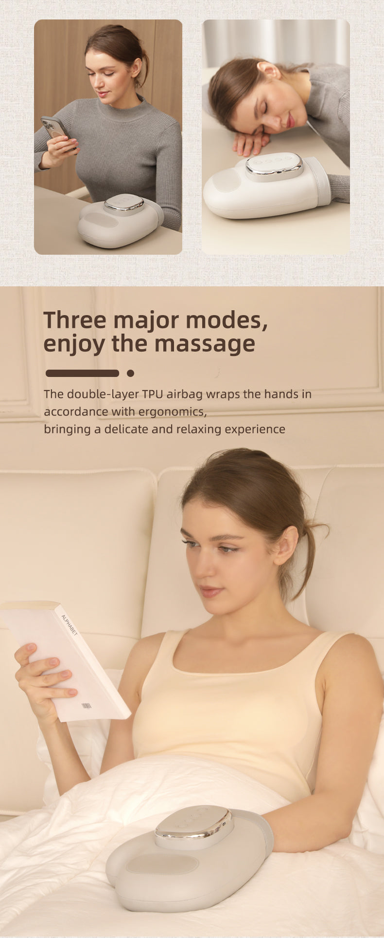 ReliefGlove™ l 3-in-1 Hand Massager